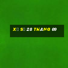 xổ số 28 tháng 09