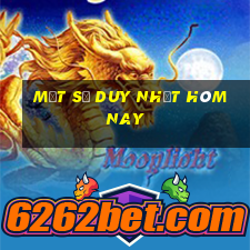 một số duy nhất hôm nay