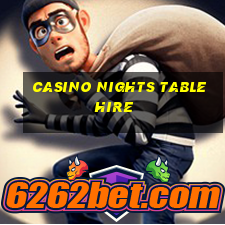 casino nights table hire