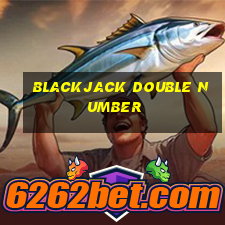 blackjack double number