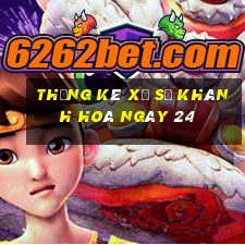 Thống kê Xổ Số khánh hoà ngày 24