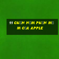 11 Chọn năm phần mềm của Apple