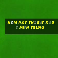 hôm nay thứ bảy xổ số miền trung