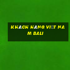 Khách hàng Việt nam Bali