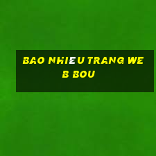 Bao nhiêu trang web bou