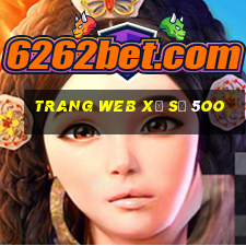 Trang web xổ số 5oo