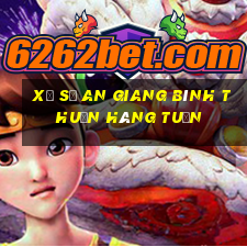 xổ số an giang bình thuận hàng tuần