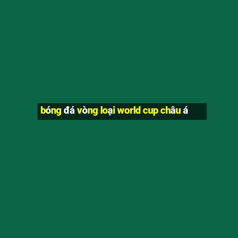 bóng đá vòng loại world cup châu á