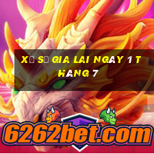 xổ số gia lai ngày 1 tháng 7