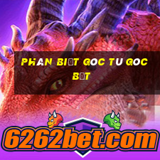 phân biệt góc tù góc bẹt