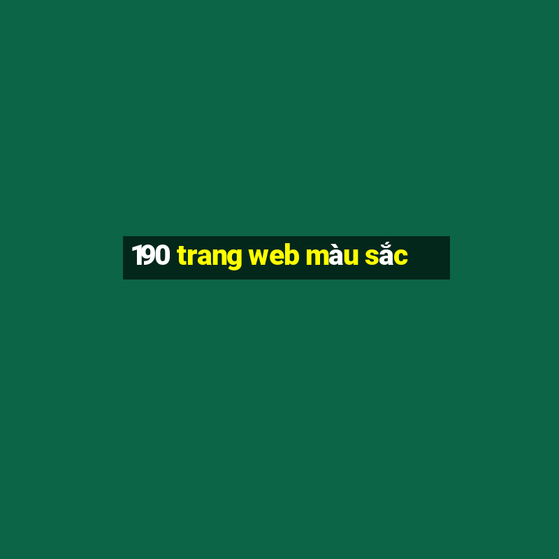 190 trang web màu sắc