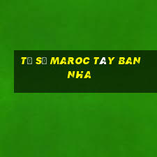 tỷ số maroc tây ban nha