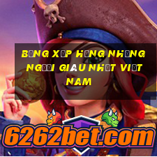 bảng xếp hạng những người giàu nhất việt nam