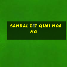 sandal bệt quai ngang