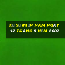 xổ số miền nam ngày 12 tháng 9 năm 2002