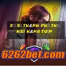 xổ số thành phố thứ hai hàng tuần