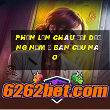 phần lớn châu đại dương nằm ở bán cầu nào