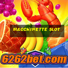 macchinette slot