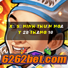 xổ số ninh thuận ngày 28 tháng 10