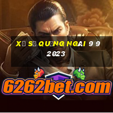 xổ số quảng ngãi 9 9 2023