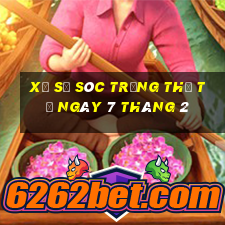 xổ số sóc trăng thứ tư ngày 7 tháng 2