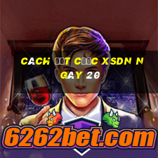 Cách đặt cược XSDN ngày 20