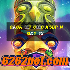 Cách đặt cược XSBP ngày 12