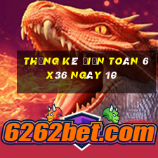 Thống kê Điện Toán 6x36 ngày 10