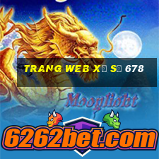 Trang web xổ số 678