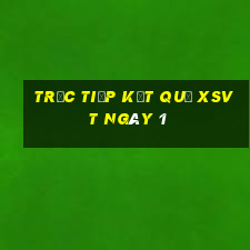 Trực tiếp kết quả XSVT ngày 1