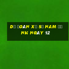 Dự Đoán Xổ Số nam định ngày 12