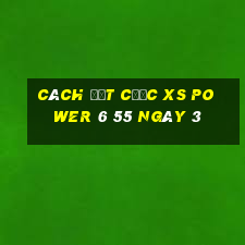 Cách đặt cược XS power 6 55 ngày 3