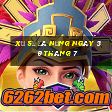 xổ số đà nẵng ngày 30 tháng 7