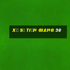 xổ số tiền giang 30