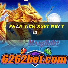 Phân tích XSVT ngày 13