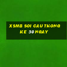 xsmb soi cau thong ke 30 ngay