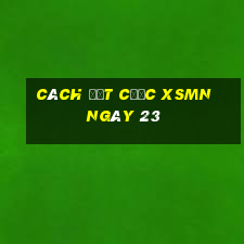 Cách đặt cược XSMN ngày 23