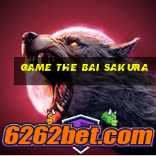 game the bai sakura