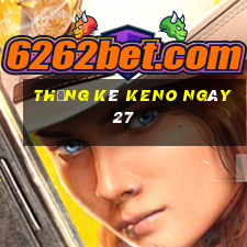 Thống kê KENO ngày 27