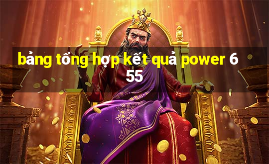 bảng tổng hợp kết quả power 6 55