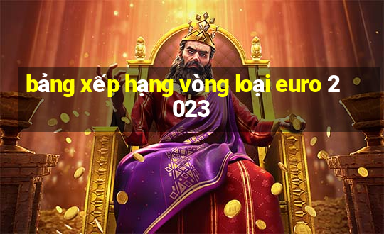 bảng xếp hạng vòng loại euro 2023