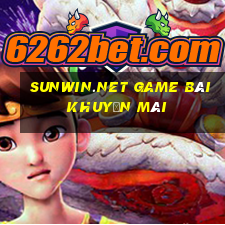 Sunwin.Net Game Bài Khuyến Mãi