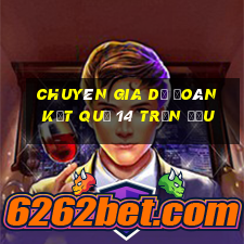 Chuyên gia dự đoán kết quả 14 trận đấu