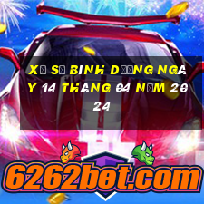 xổ số bình dương ngày 14 tháng 04 năm 2024