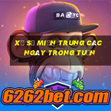 xổ số miền trung các ngày trong tuần