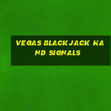 vegas blackjack hand signals