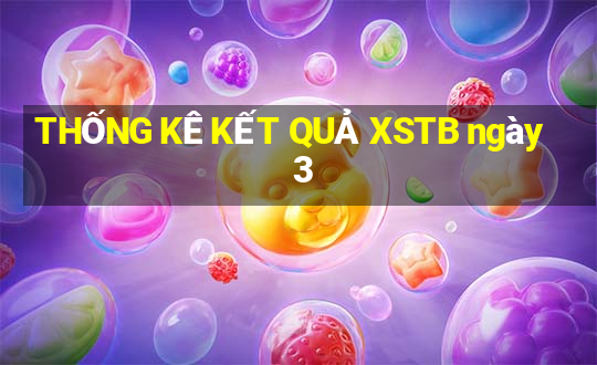 THỐNG KÊ KẾT QUẢ XSTB ngày 3