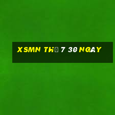 xsmn thứ 7 30 ngày