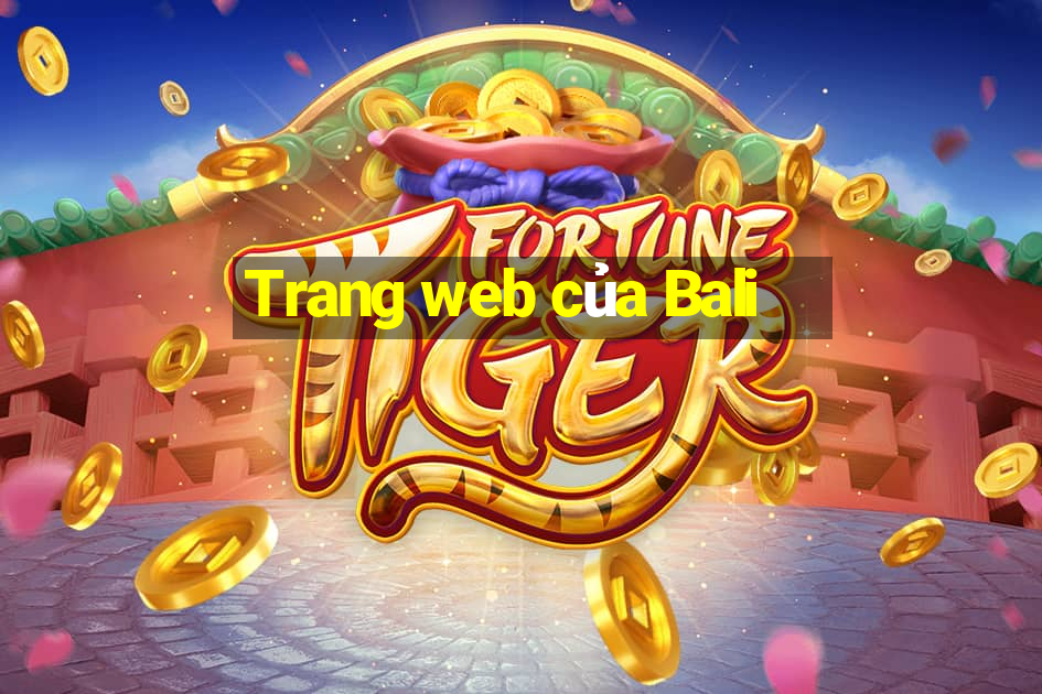 Trang web của Bali