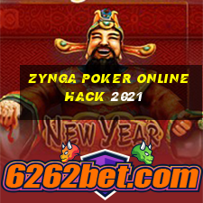 zynga poker online hack 2021